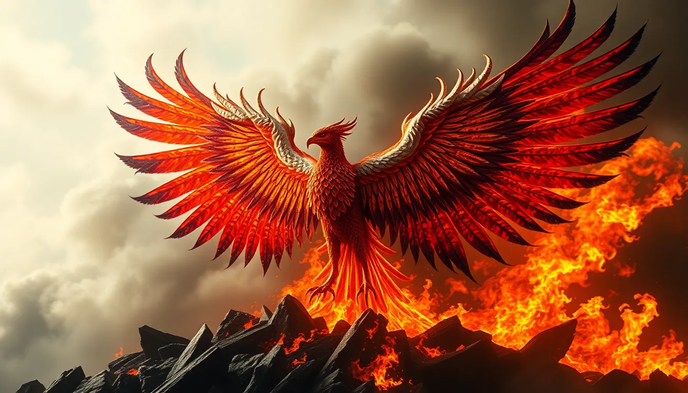 Cherokee Myths Of The Great Phoenix Rising From Ashes Native